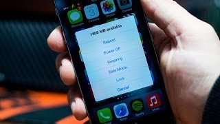 iOS 7 Cydia Tweaks: SBPowerAlert - RAM, Power, Respring, Safe Mode & Lock Pop-up Menu screenshot 4