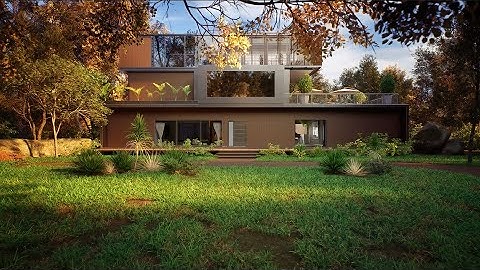 Modern Cabin 3D Architectural Visualization / Unreal Engine