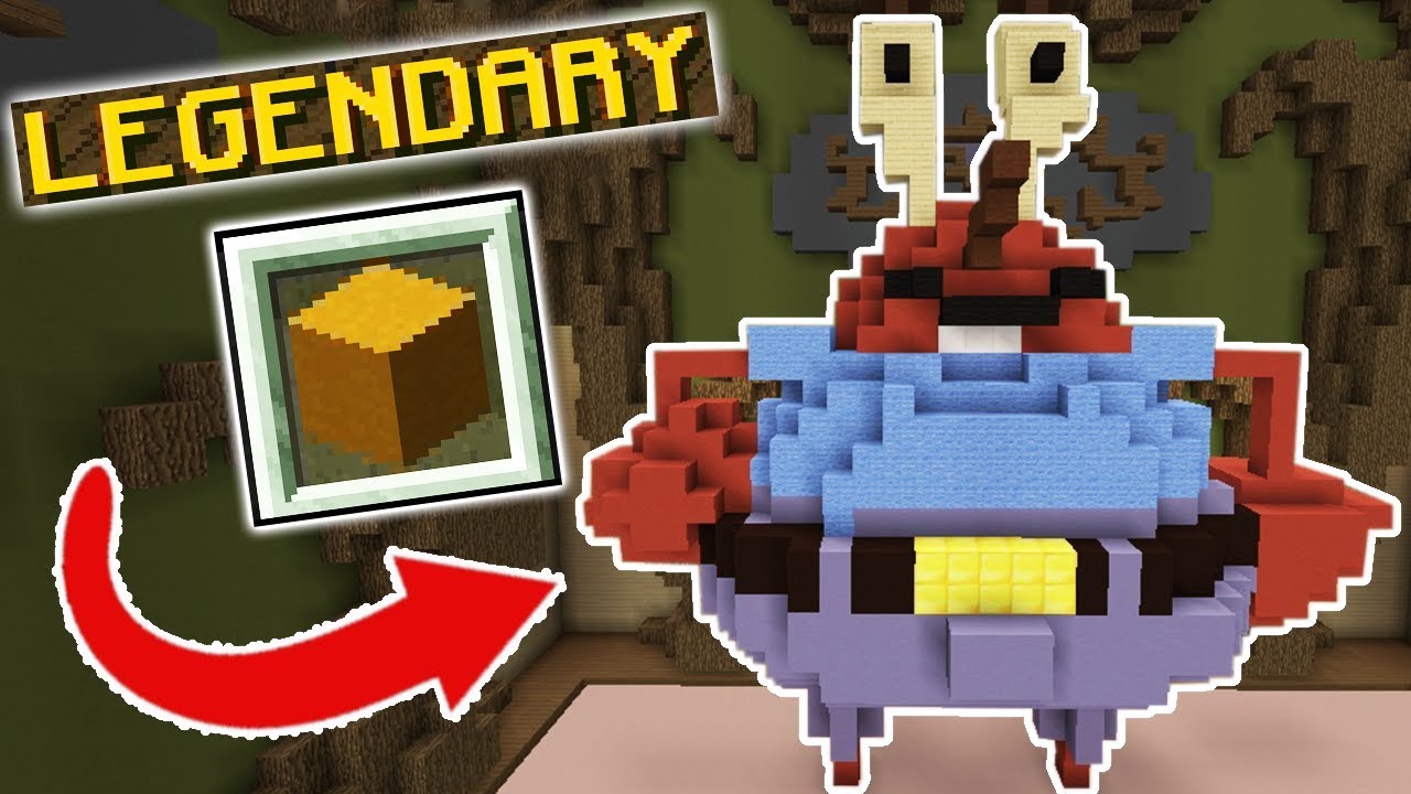 LEGENDARY MR. KRABS! (Minecraft Build Battle)