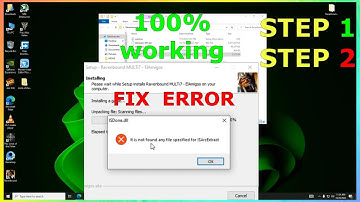 ERROR FIX: it is not found any file specified for isarcextract.2023