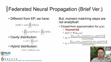 AAAI 2023 presentation: FedNP: Towards Non-IID Federated Learning via Federated Neural Propagation.