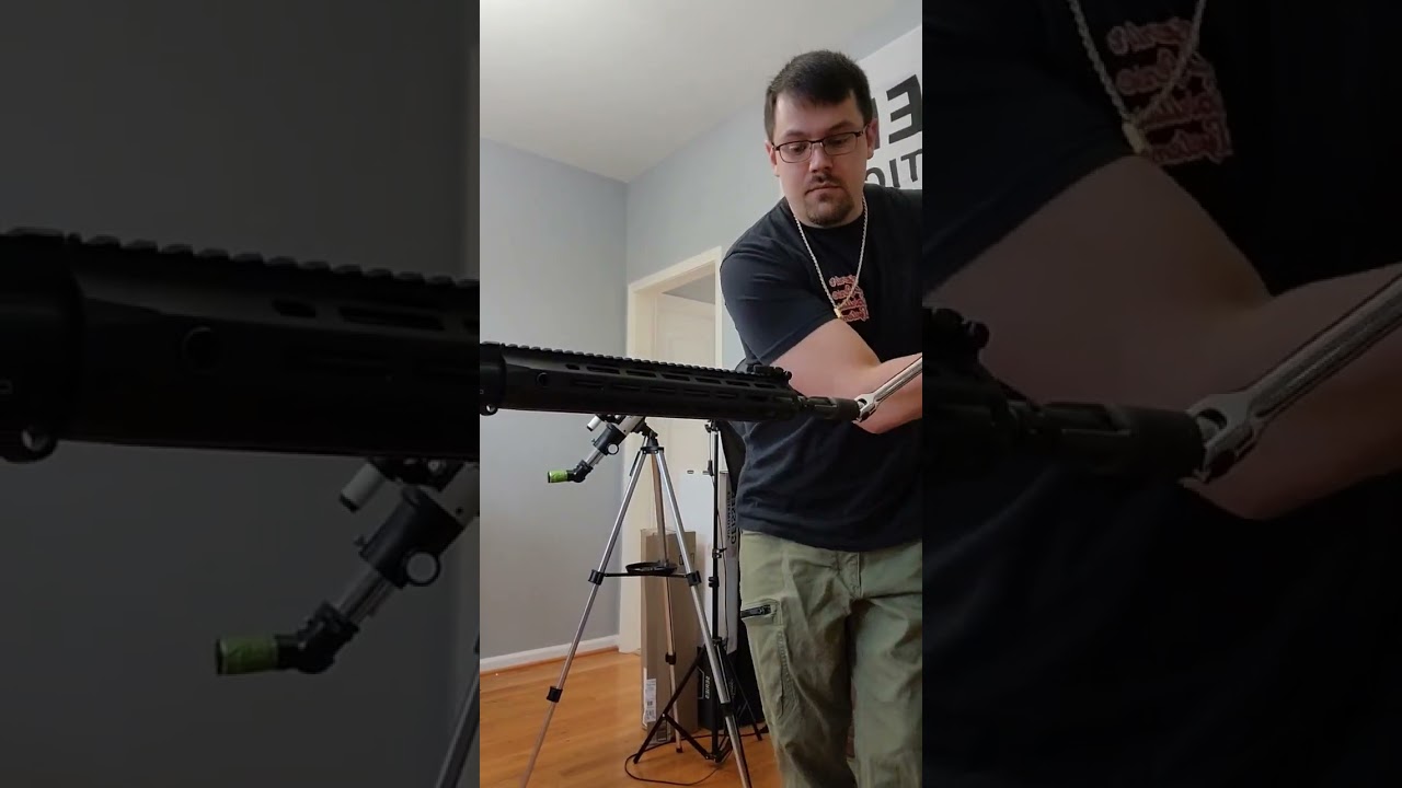 Knights armament sr15 flash hider removal 
