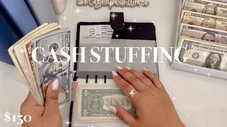 Cash stuffing $150 | extra income | Dave Ramsey inspired 