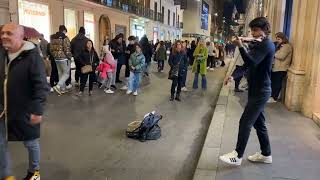 Beautiful street music in Rome, awesome song