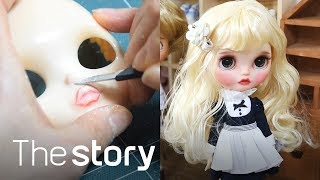 Carving & repainting a Doll's face : Blythe Doll Custom