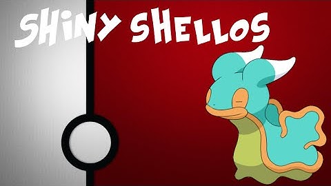Shiny Shellos @ 91 DexNav Encounters