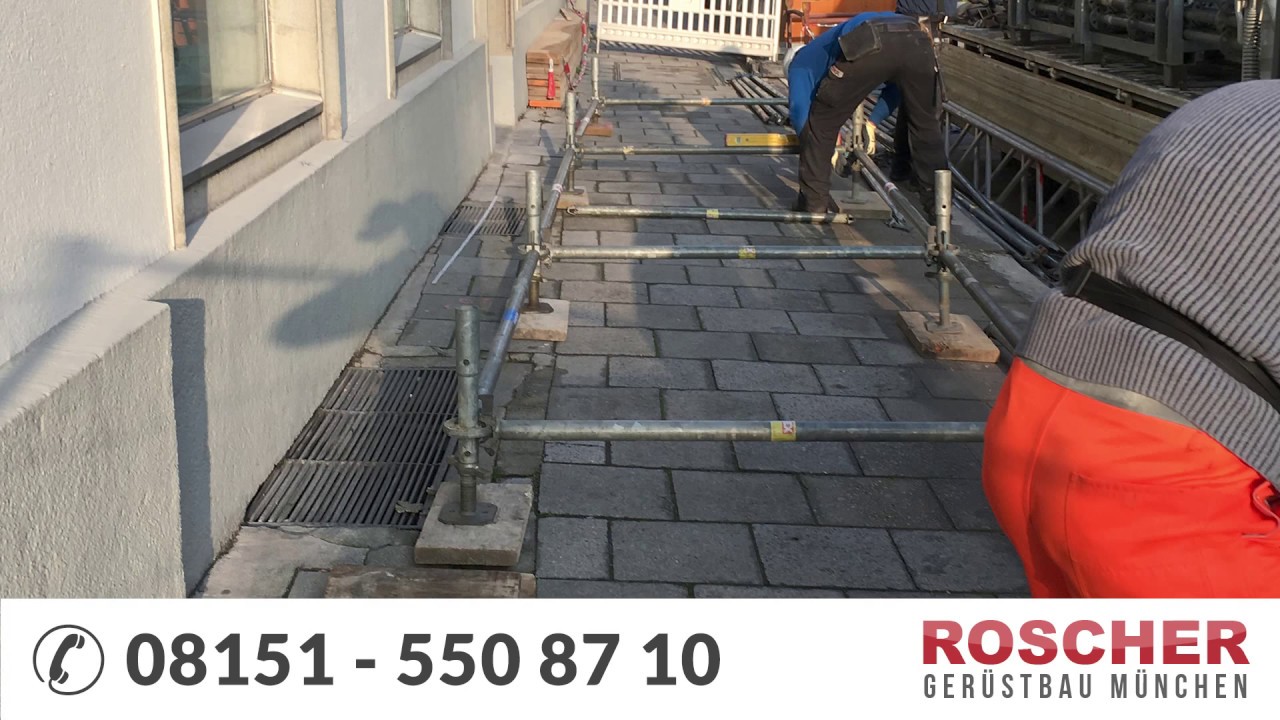 Gerüstbau München Altstadt | Gerüsttreppe, Gerüst, Baulift, Raumgerüst, Schutzgerüst und Schutznetz