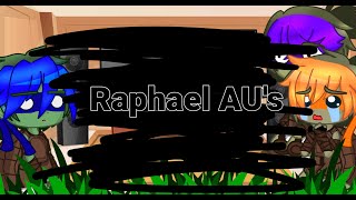 TMNT 2012 react to Raphael Au's || Español/English || Gacha Club