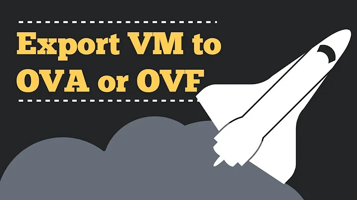 Export VM to OVA and OVF using OVF tool
