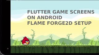 03. Flutter Flame Forge2D Games on Android - angry screenshot 2