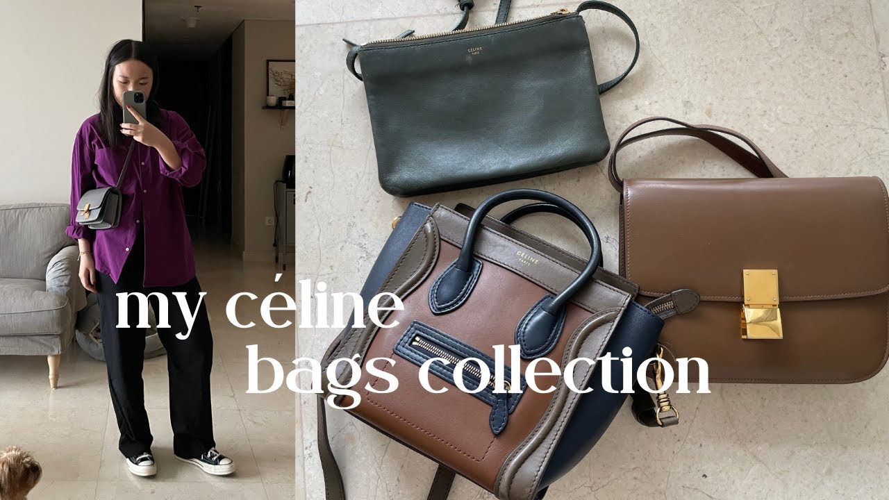 OLD CELINE PHANTOM CABAS SMALL TOTE, PHOEBE PHILO LUGGAGE, TRIO, REVIEW  AND WEAR