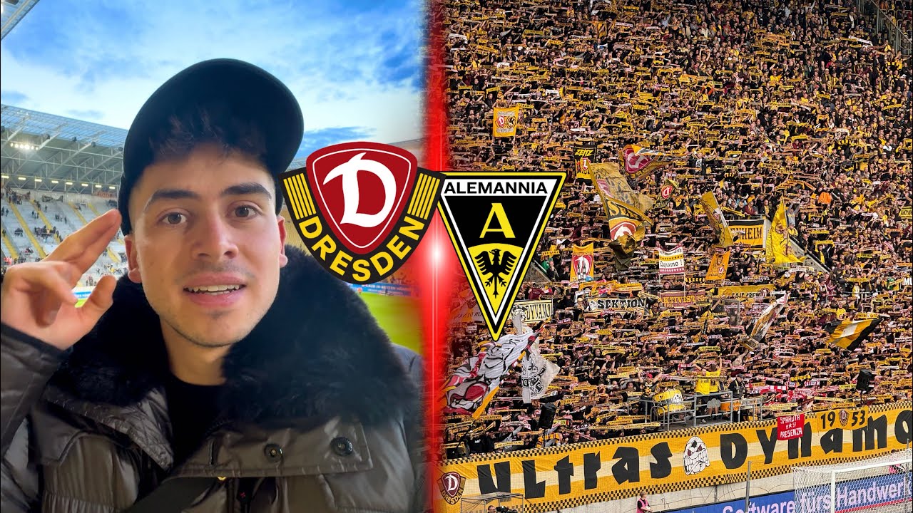 IMMER WIEDER ein GENUSS bei DYNAMO DRESDEN💛🖤 | SG DYNAMO DRESDEN vs ALEMANNIA AACHEN | Stadionvlog