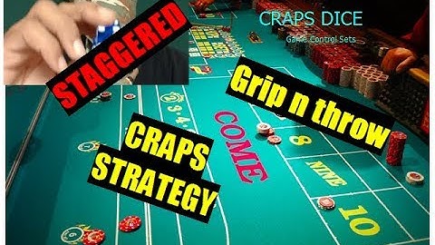 Craps Dice game control sets, Craps Strategy
