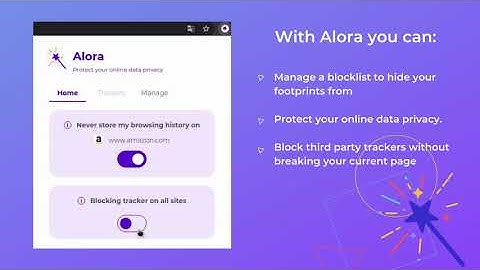 Alora Privacy Extension