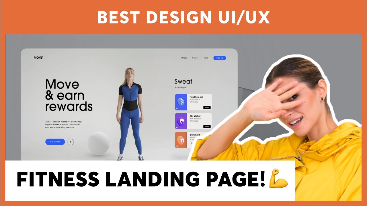 FITNESS APP! Best UI/UX design and animation inspiration for designers