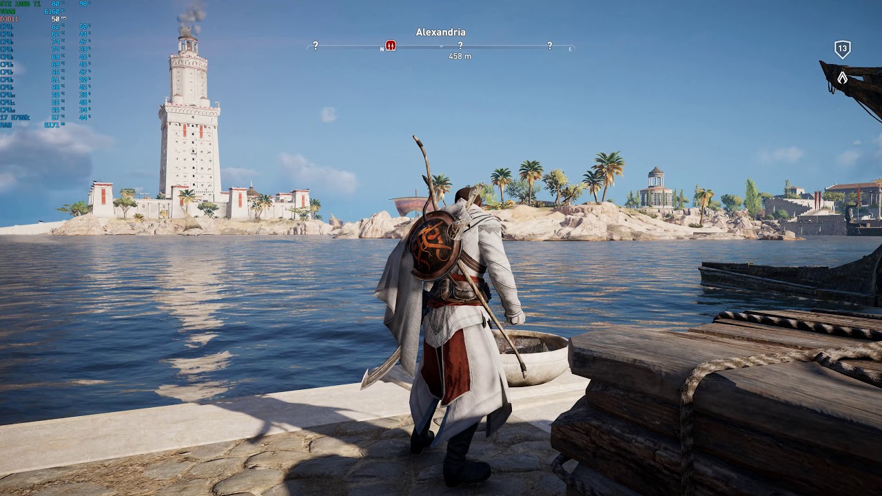 Assassin's Creed: Origins i7 8700k + 1080 Ti 4K Test