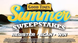 GT SUMMER SWEEPSTAKES LAUNCH