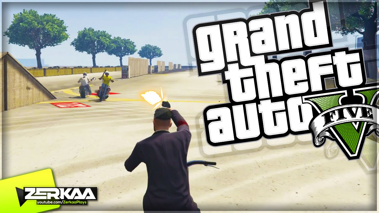 AIRPORT JOUSTING GTA 5 Funny Moments E618 (GTA 5 PS4) YouTube