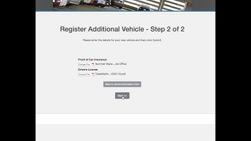Upload your Driver License and Insurance