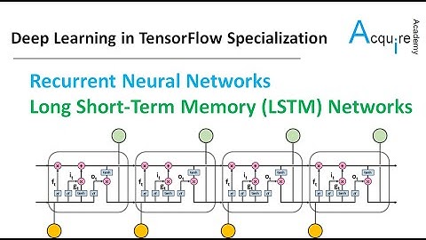 Deep Learning in TensorFlow #5 L5 - RNN: Long Short-Term Memory (LSTM) Networks
