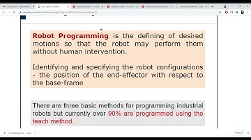robot programming methods in detail online offline teach pendant .lead through  part 29