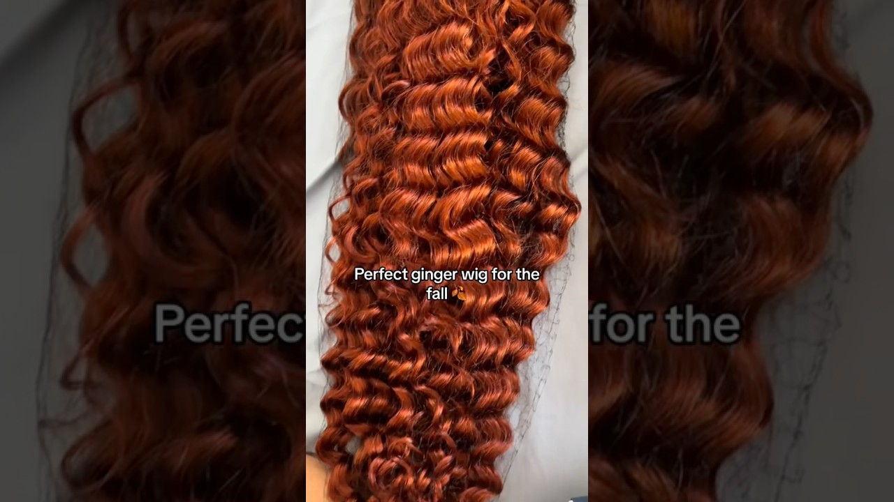 The best curly ginger wig 🧡🧡 link in my bio 