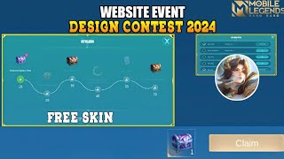 DESIGN CONTEST EVENT 2024 | Get Free Skin Chest, Free Permanent Skin (Lucky) - Mobile Legends