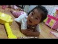 Adorable Korean Baby Yebin Scared of Spiders