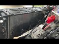 Squarebody LS Swap cooling system.. Radiator, condenser, fan shroud, and Spal electric fans