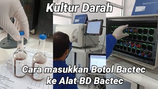 Kultur Darah. Cara memasukkan Botol Bactec ke Alat BD Bactec. Kultur Darah. Cara memasukkan Botol Bactec ke Alat BD Bactec.