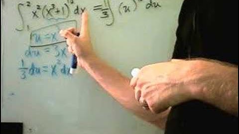 Integration by U-Substitution, Definite Integral