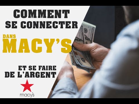 COMMENT SE CONNECTER A VOTRECOMPTE MACYS