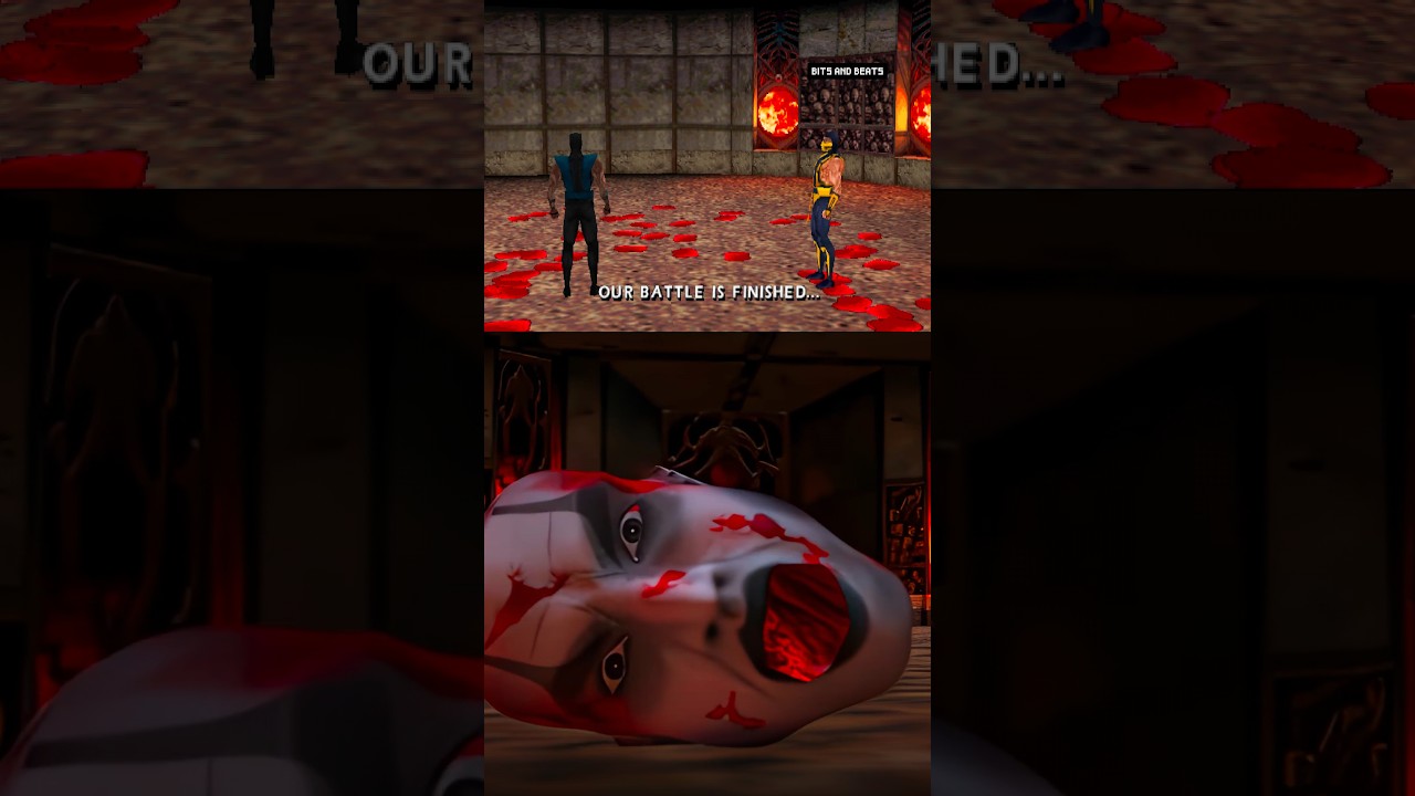 Сравнение концовок MK4 Subzero 🧊 PS1 против N64