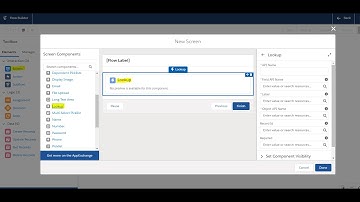 Lookup Screen component in Salesforce Lightning Flow - Winter 20