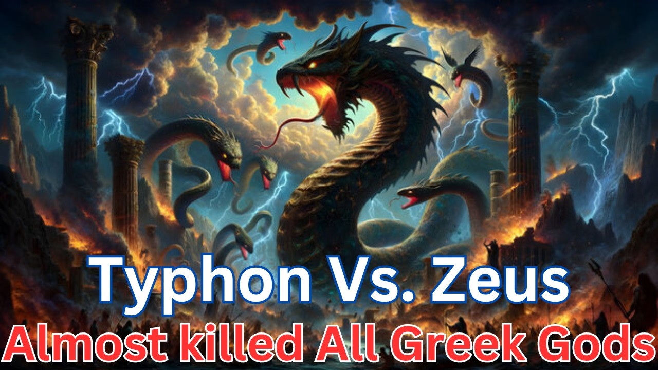 Typhon Vs. Zeus Almost Killed All Greek Gods Gods | Typhon Nightmare Of ...
