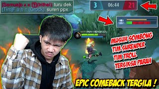 EPIC COMEBACK ALDOUS DARI SEGALA KETERPURUKAN DI LAND OF DAWN - Mobile legends