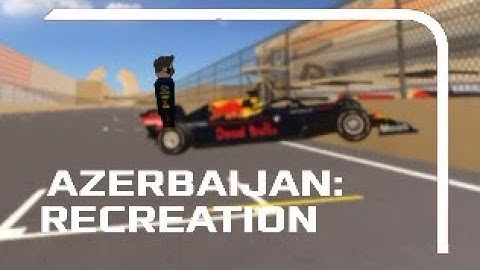 2021 FORMULA 1 AZERBAIJAN GRAND PRIX: ROBLOX RECREATION (4K)