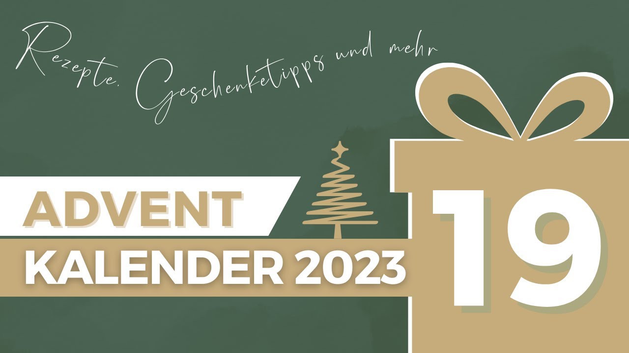 FESTTAGSESSEN OHNE SCHLECHTEM GEWISSEN - DAS GESUNDE STAMPERL DANACH | Tag 19 Adventkalender 2023