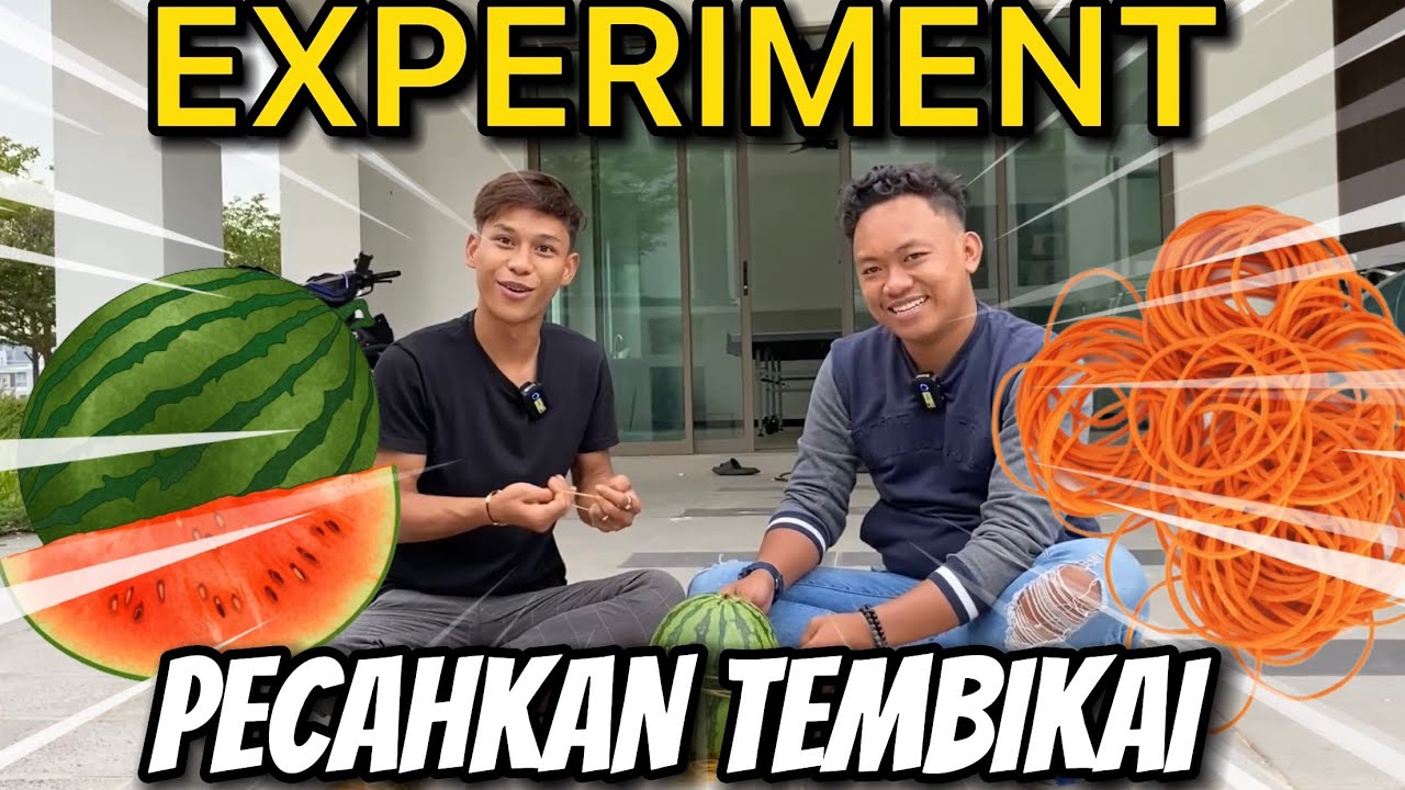 EXPERIMENT VIRAL TIKTOK !!!PECAHKAN TEMBIKAI MENGGUNAKAN GETAH !!!