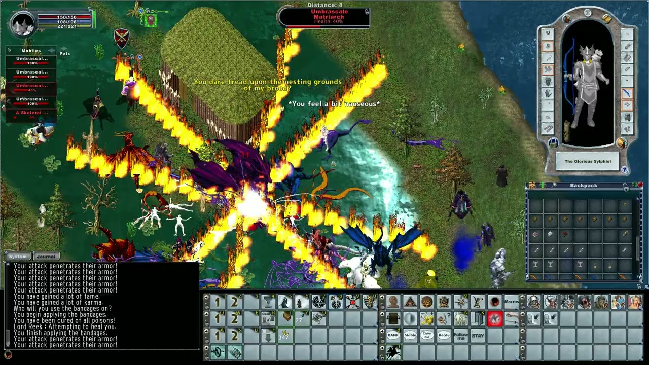 Ultima Online, Atlantic: Treasures of the Draconic Awakening Umbrascale Matriarch - New ABC Archer