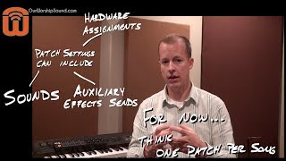 How to set up patches in Mainstage