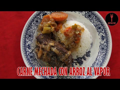 MetalChef | Carne Mechada con Arroz al Vapor