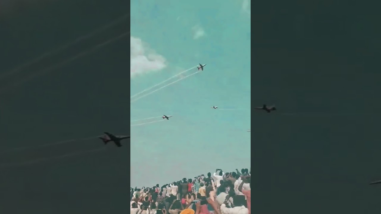 air show in mysore dasara celebration of fiter jets 🔀🇮🇳🛩️🚀✈️😎