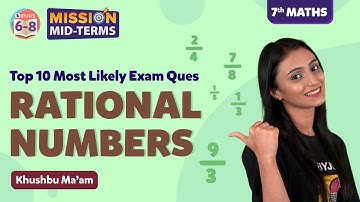 Top 10 Most Important Questions & Answers from Rational Numbers Class 7 Maths | BYJU