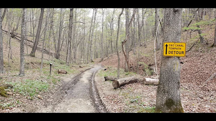 JourneyonaBike - (SHORT Ver) C&O Detour (LOOP today) - mp 156/154.8 - 4.22.21 - A C&O Minute