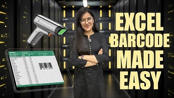 📊 How to Apply Barcode in Excel 🏷️ & Add Fonts ✍️ | Step by Step Tutorial #excel #share #viral