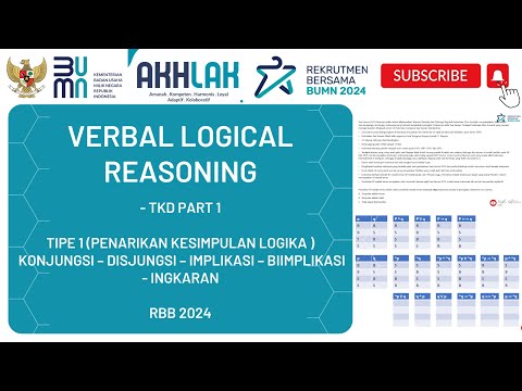 SOAL BUMN 2023   VERBAL LOGICAL REASONING RBB BUMN 2024 tipe 1