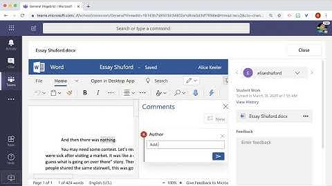 Use the feedback sidebar in Microsoft Teams