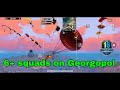 6+ Squads landed together on Georgopol || PUBG mobile