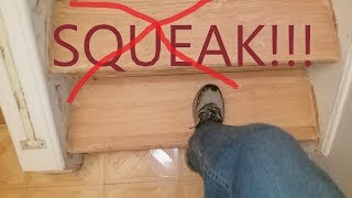 How to Fix Squeaky Stairs